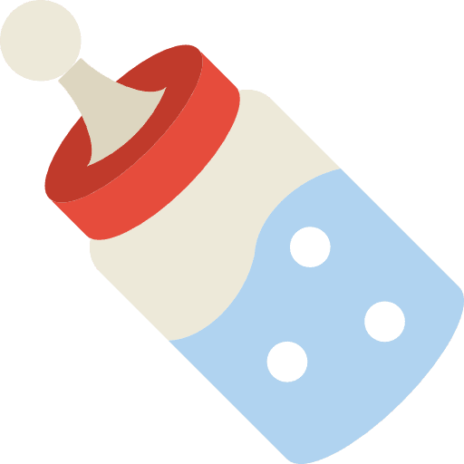 Feeder children nursing pacifier icon