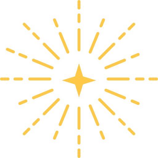 Star shine spark shapes icon