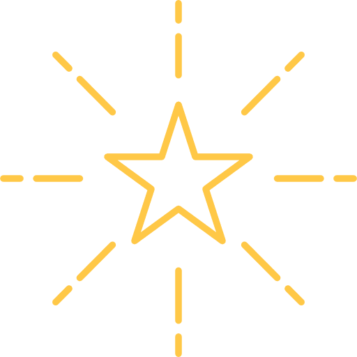 Star favorite space spark icon