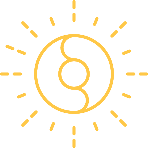 Star space galaxy shapes icon