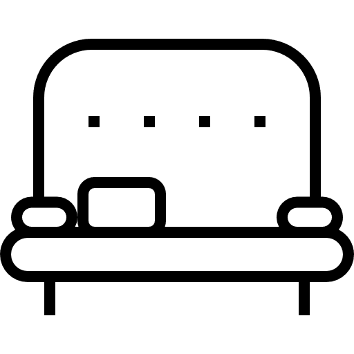 Sofa furniture rest sofa icon