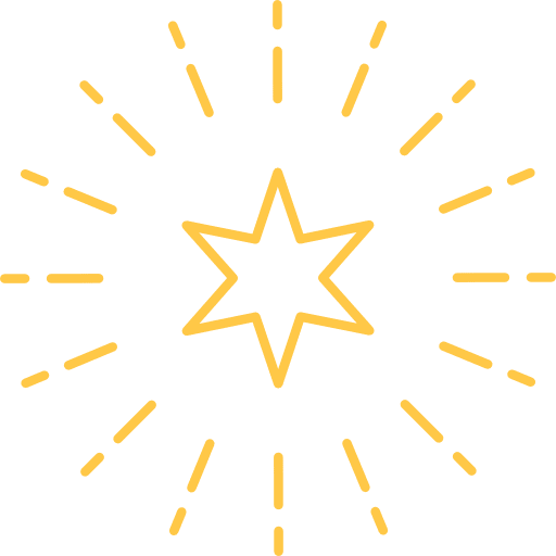 Star shapes star universe icon