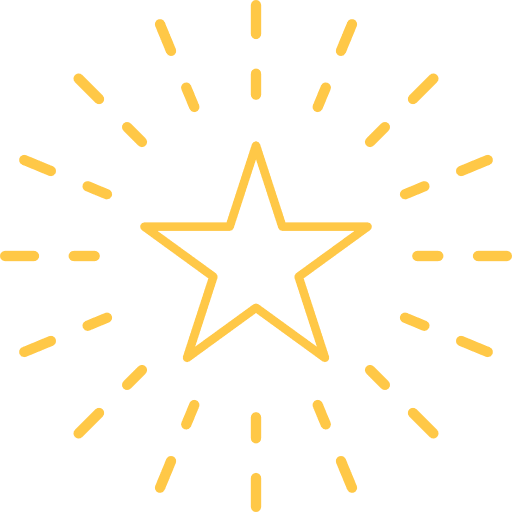 Star spark space universe icon