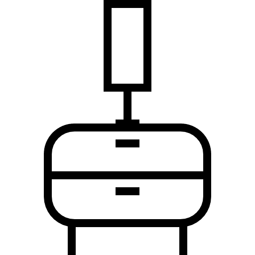 Bedside table bedside table lamp furniture icon