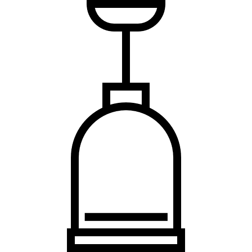 Lamp furniture and household lamp light icon