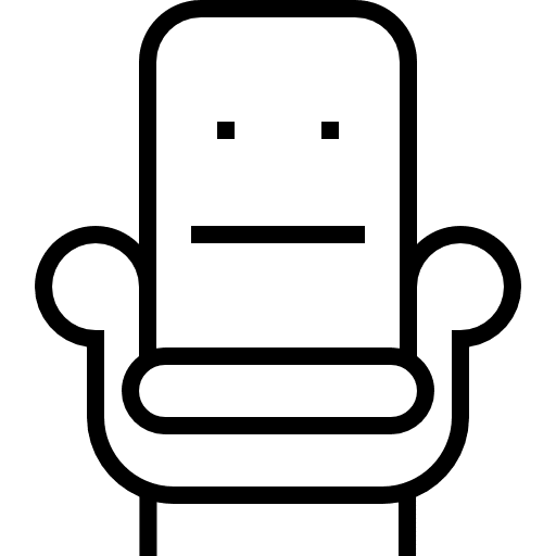 Chair chair comfortable seat icon