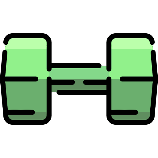 Dumbbell weight dumbbell gym icon