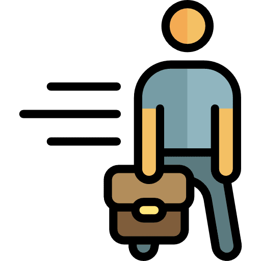 Hurry people business humanpictos icon