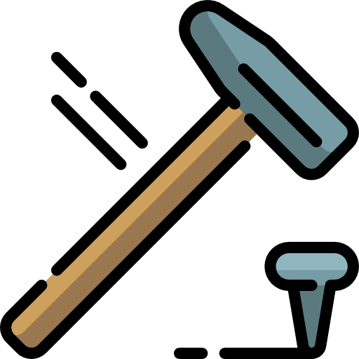 Repair construction and tools improvement construction icon