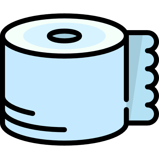 Toilet paper hygiene toilet furniture and household icon