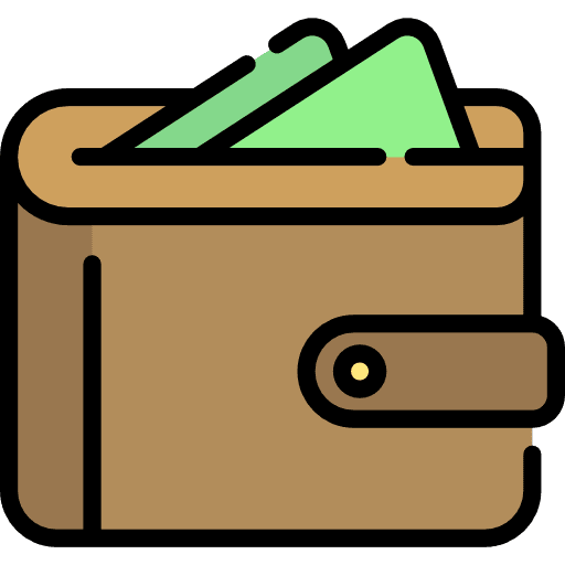 Wallet wallet holder business and finance icon