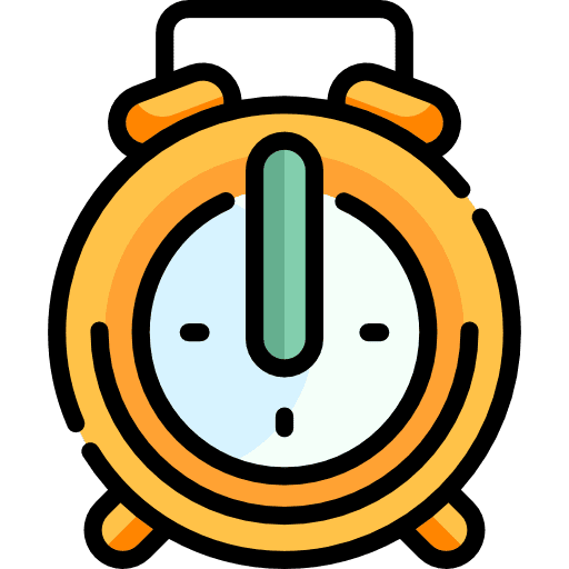 Alarm clock timer alarm clock time icon