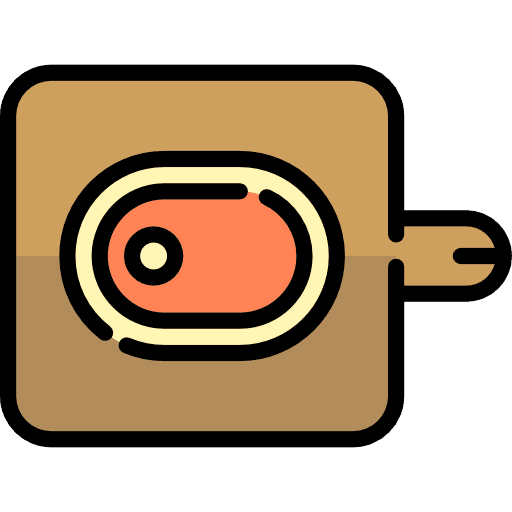 Meat food and restaurant meat steaks icon