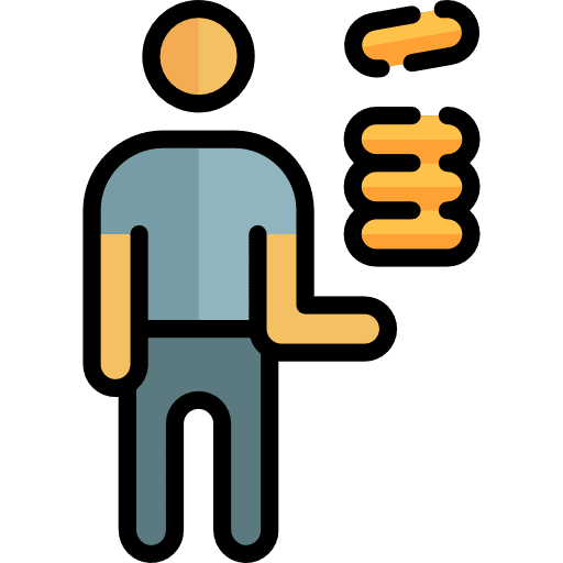 Profits business and finance humanpictos money icon