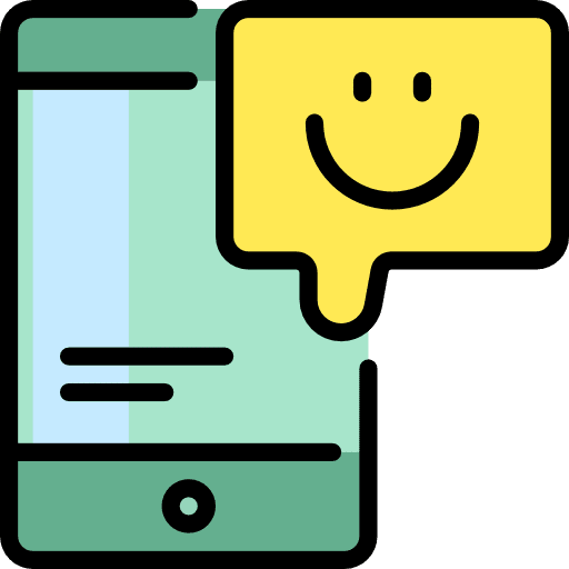 Smartphone mobile phone touch screen communications icon