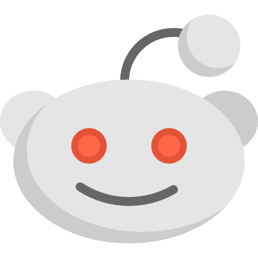 Reddit social network logo social media icon