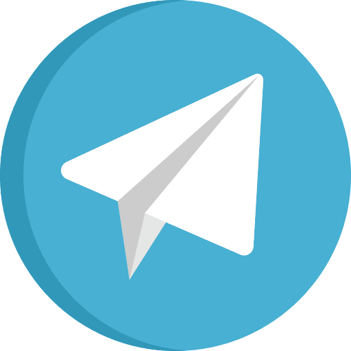 Telegram logotype social media logos icon