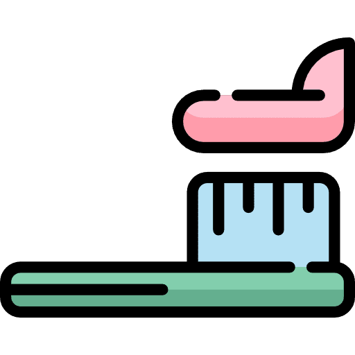 Toothbrush toothpaste healthcare and medical hygienic icon