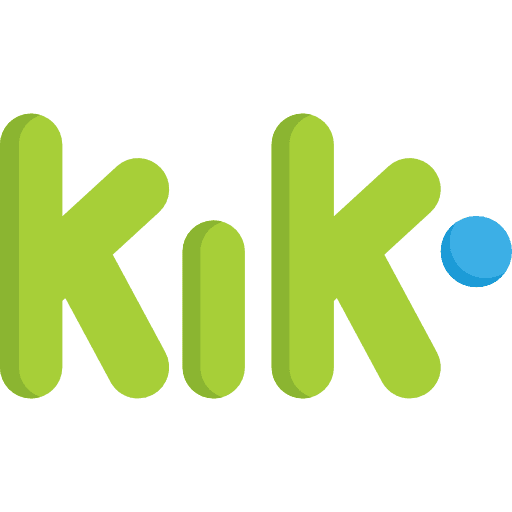 Kik social network brands and logotypes brand icon