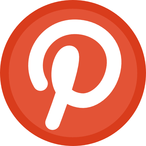 Pinterest social media logotype pinterest icon