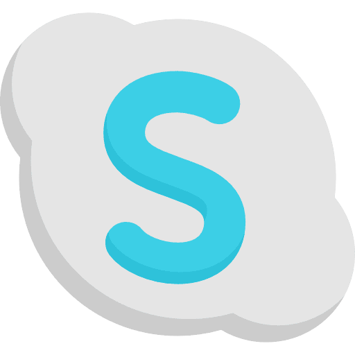 Skype skype social network logotype icon