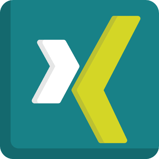 Xing social media xing logo icon