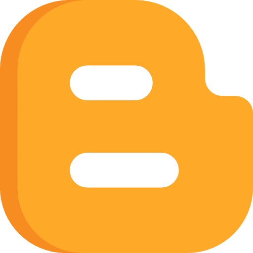 Blogger social media brands and logotypes social network icon