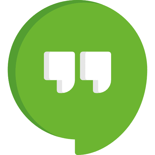 Hangouts communications logo messenger icon