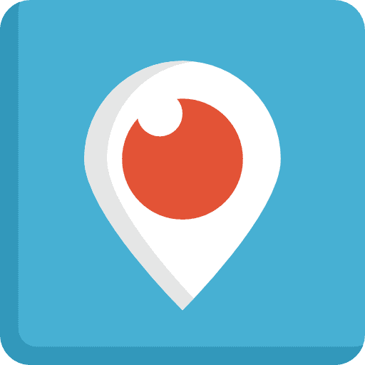 Periscope social media social network brand icon