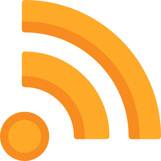 Rss logotype logo social network icon