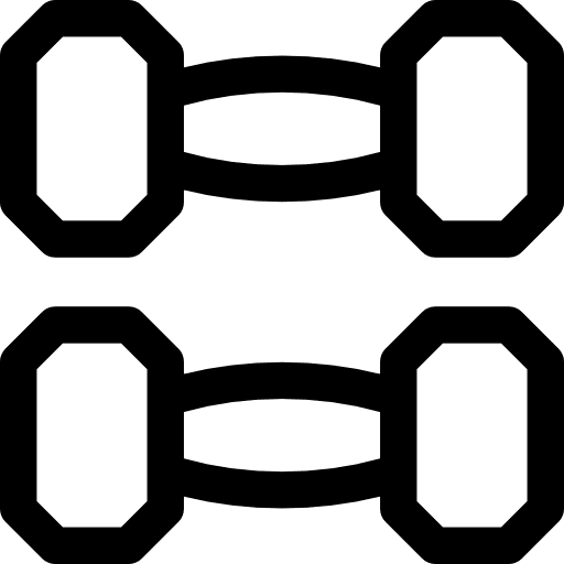 Dumbbell dumbbells gym sports icon