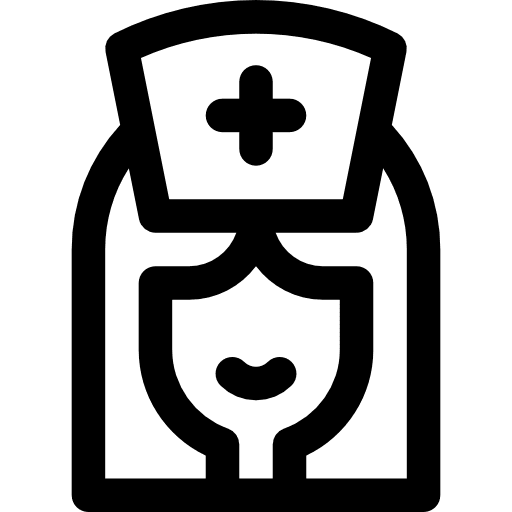 Nurse job nurse people icon