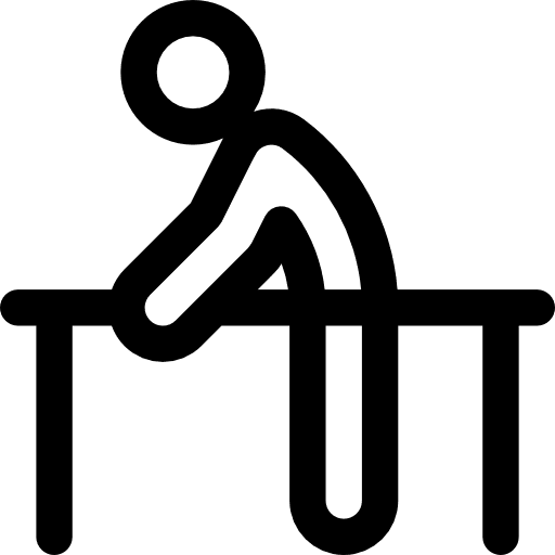 Rehabilitation patient rehabilitation healthcare and medical icon