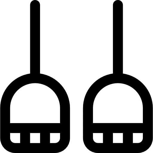 Rubber weight sportive rubber icon