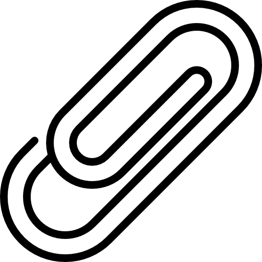 Clip clip office material attach icon