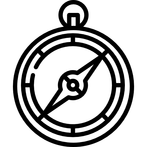 Compass technology compass gps icon