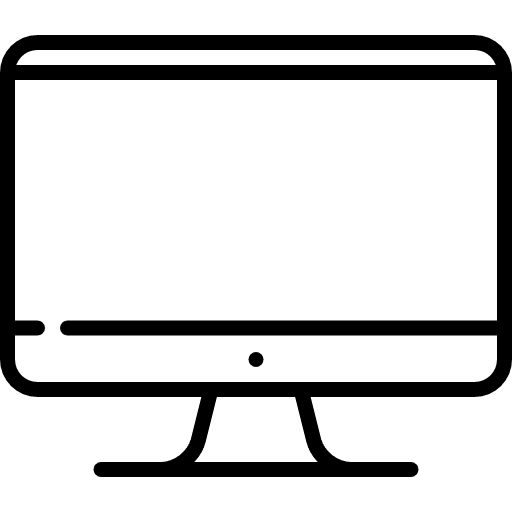 Computer mac television technology icon