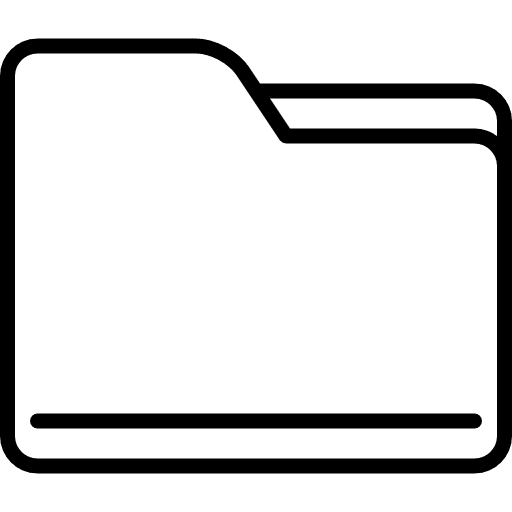 Folder data storage office material folder icon