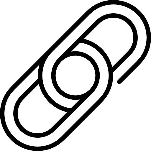 Link shapes and symbols hyperlink chain icon