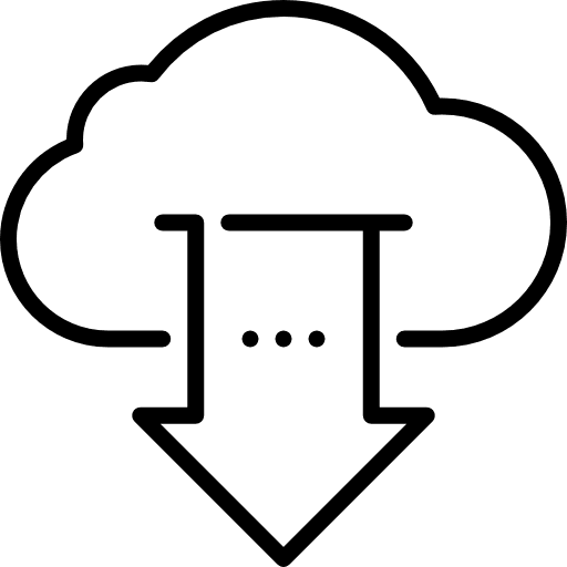 Download data storage music and multimedia icon