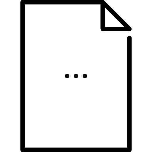 File interface document file icon