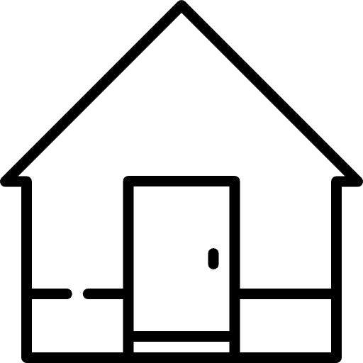 Home internet buildings shapes and symbols icon