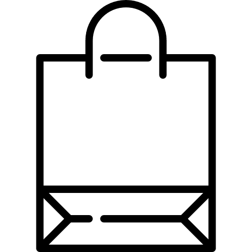 Shopping bag shopping supermarket commerce and shopping icon