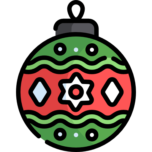 Bauble christmas christmas ball ornament icon