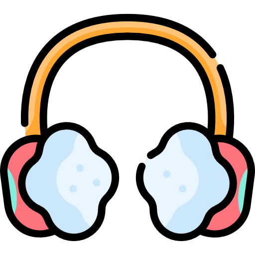 Earmuffs cold tool winter icon