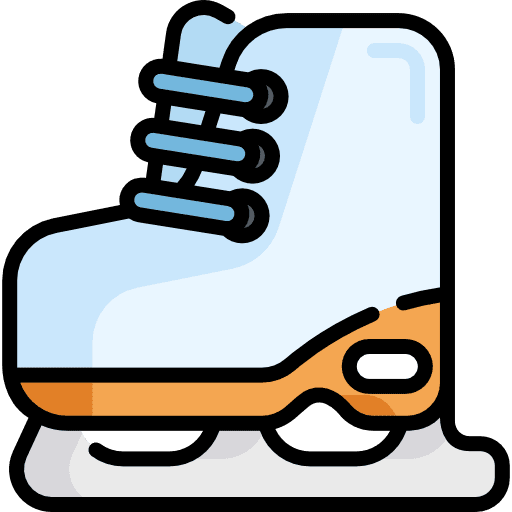 Ice skate leisure ice skate sports and competition icon