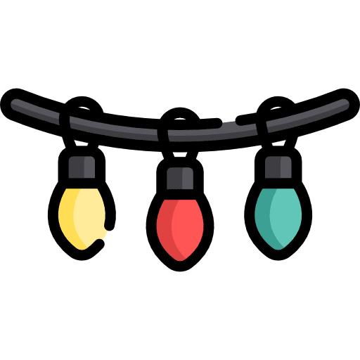 Lights decoration lights christmas icon
