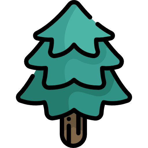 Pine ecology and environment christmas tree pine tree icon