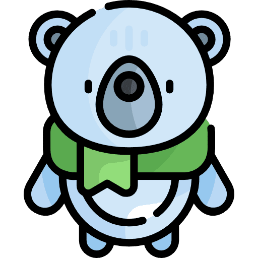 Polar bear animal wild life zoo icon