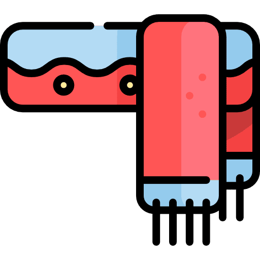 Scarf winter fashion christmas icon